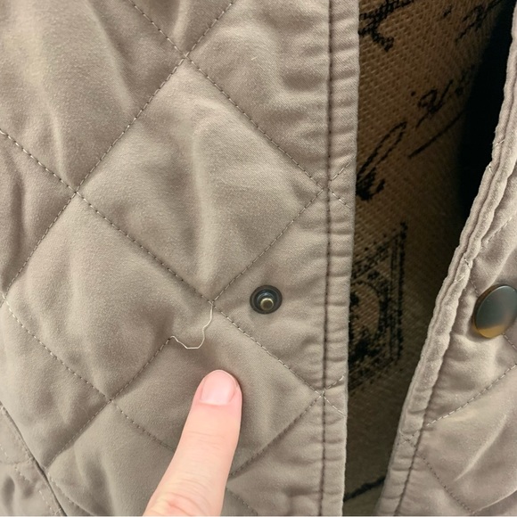 Bottega Veneta Caban Quilted Jacket EU42/US6 Beige Good Used Condition - Picture 13 of 16